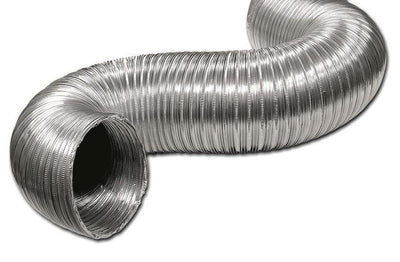 3" x 15' Aluminum Flex Pipe For outside air venting only# Aluminum-Flex-3-X-15 - Stove Parts 4 Less