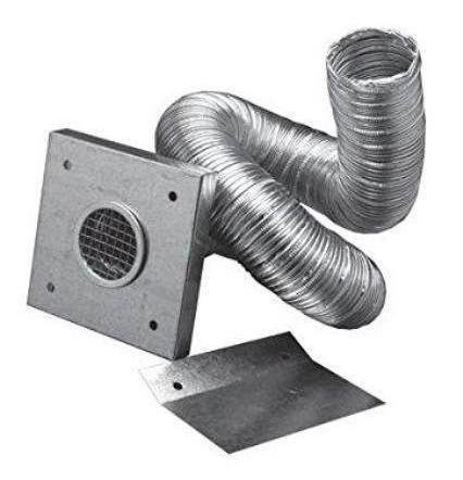 2" Fresh Air Intake Kit For Pellet Stoves, With 10&