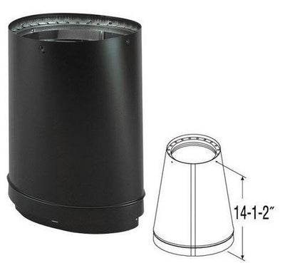 Vermont Castings 8" x 12" Oval Adapter, 000-1855 - Stove Parts 4 Less