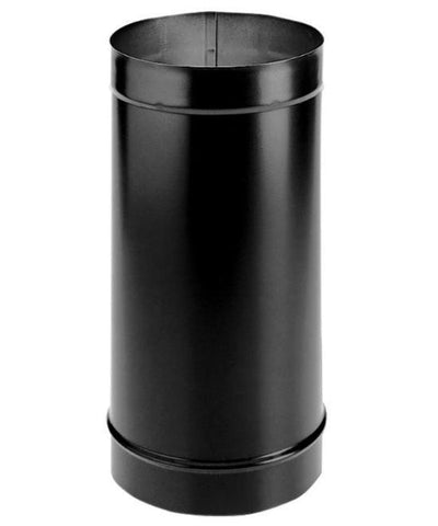 Simpson DuraBlack 6" Single Wall Black Stovepipe, 24" Length 6DBK-24 - Stove Parts 4 Less