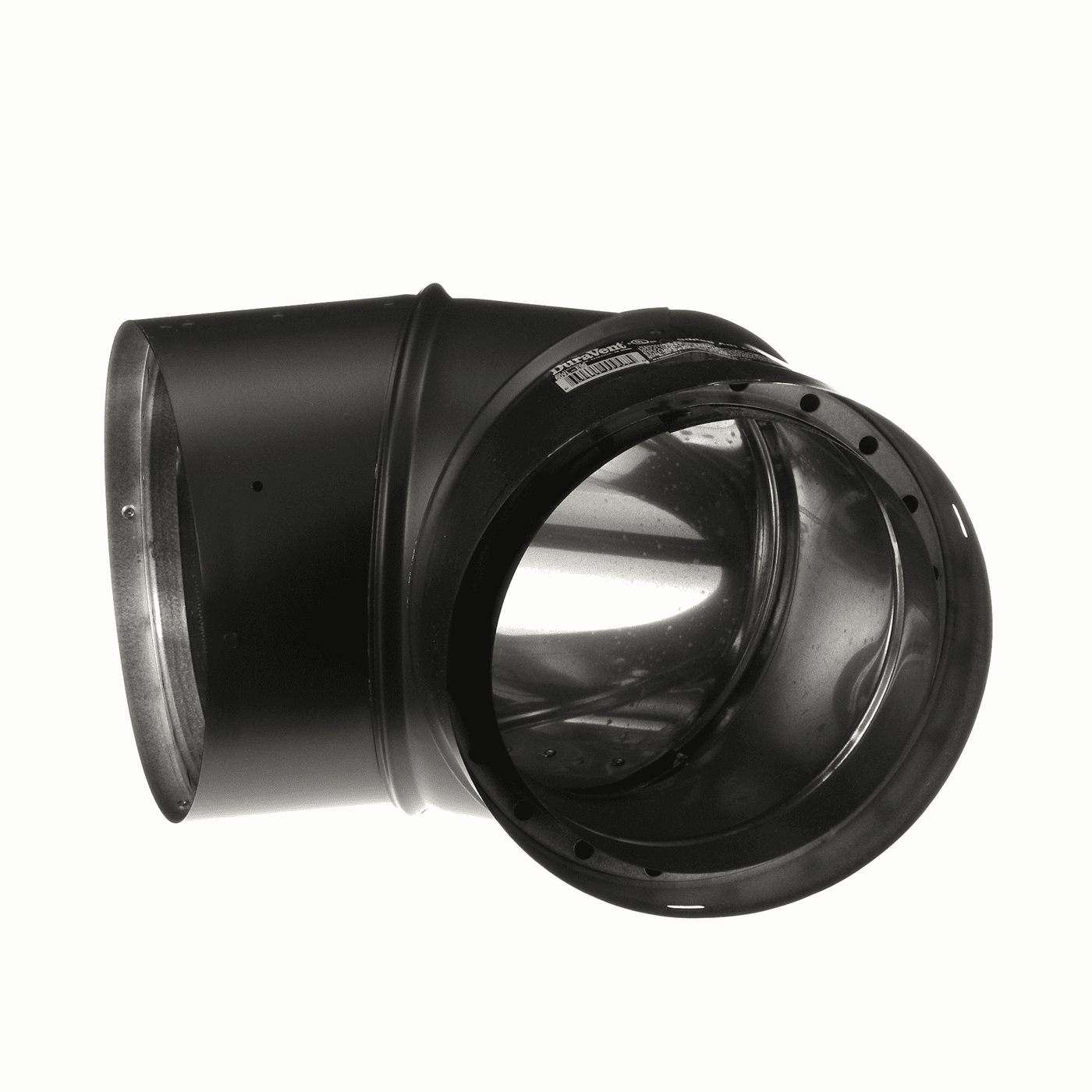 DuraVent DVL 6DVL-X8 Increaser from 6 to 8 Black Pipe