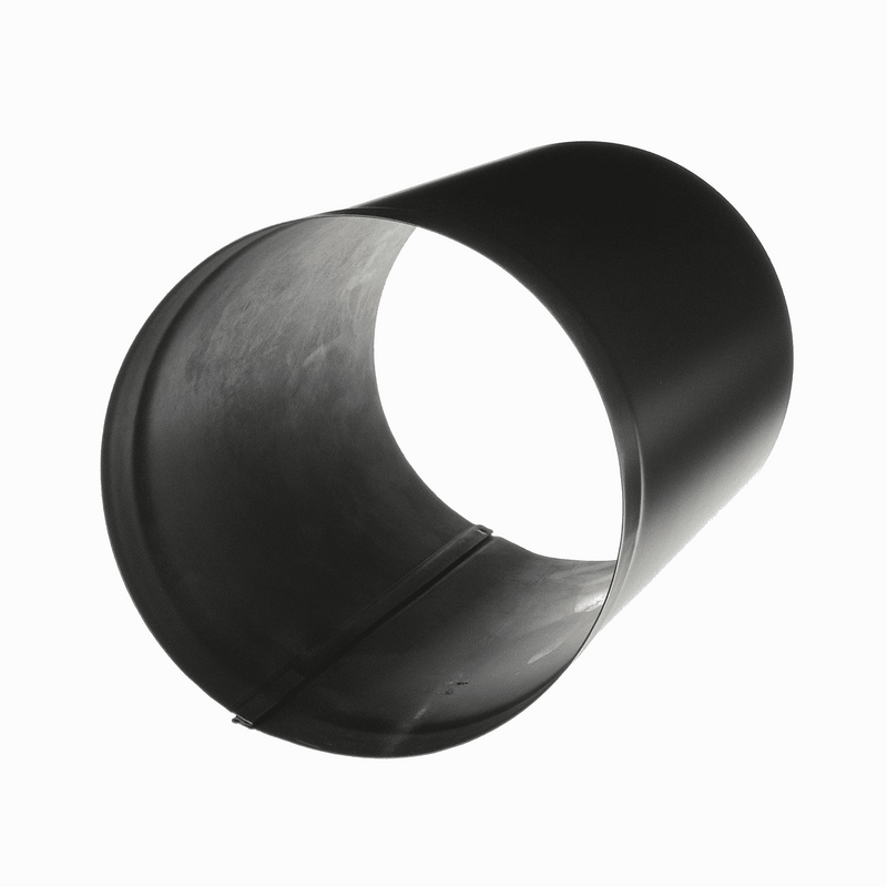 Durablack 8" x 5.5" Oval To Round Adapter 8DBK-ADOR - Stove Parts 4 Less
